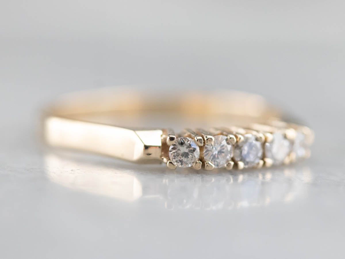 Vintage Diamond Wedding Band