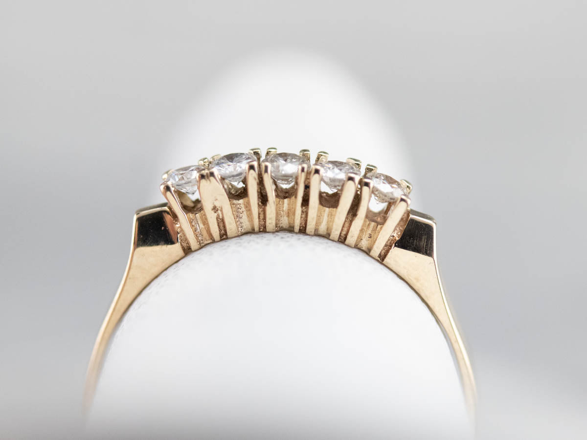 Vintage Diamond Wedding Band