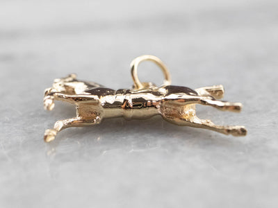Vintage Jumping Horse Equestrian Charm