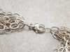 Multi Strand Sterling Silver Chain Necklace