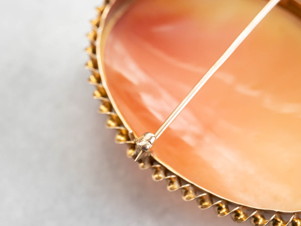 Greek Goddess Artemis Cameo Brooch or Pendant