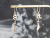 Gold Beaded Chain Drop Earrings
