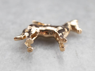 Young Horse Gold Charm