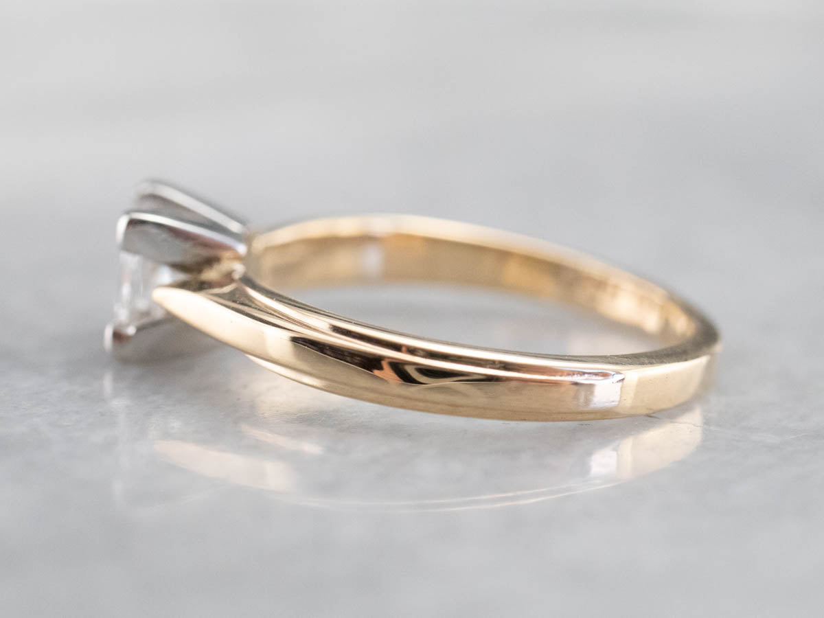 Princess Cut Diamond Solitaire Engagement Ring