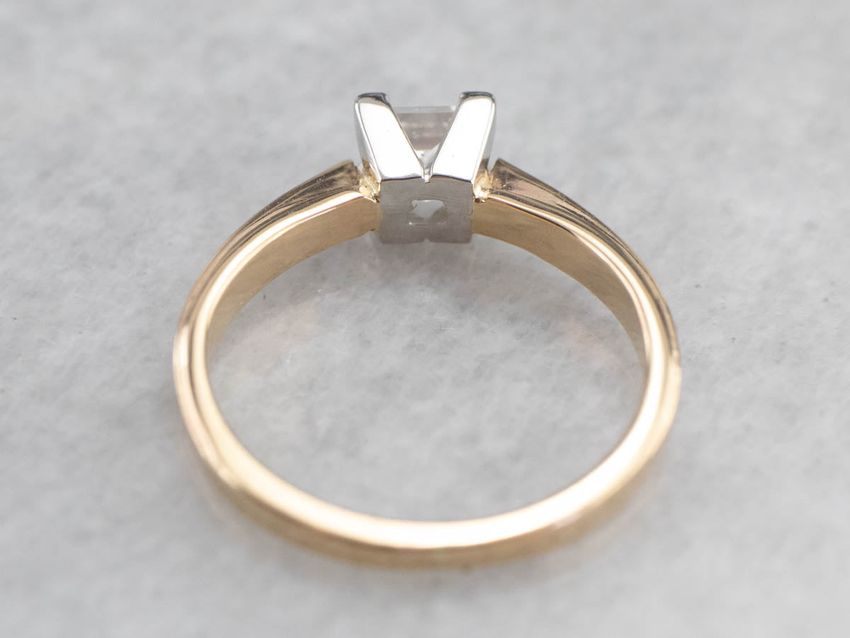 Princess Cut Diamond Solitaire Engagement Ring