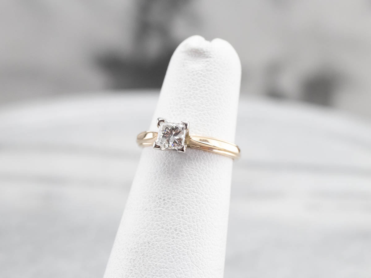 Princess Cut Diamond Solitaire Engagement Ring