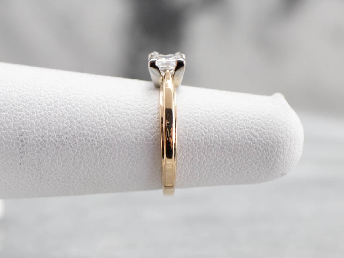 Princess Cut Diamond Solitaire Engagement Ring