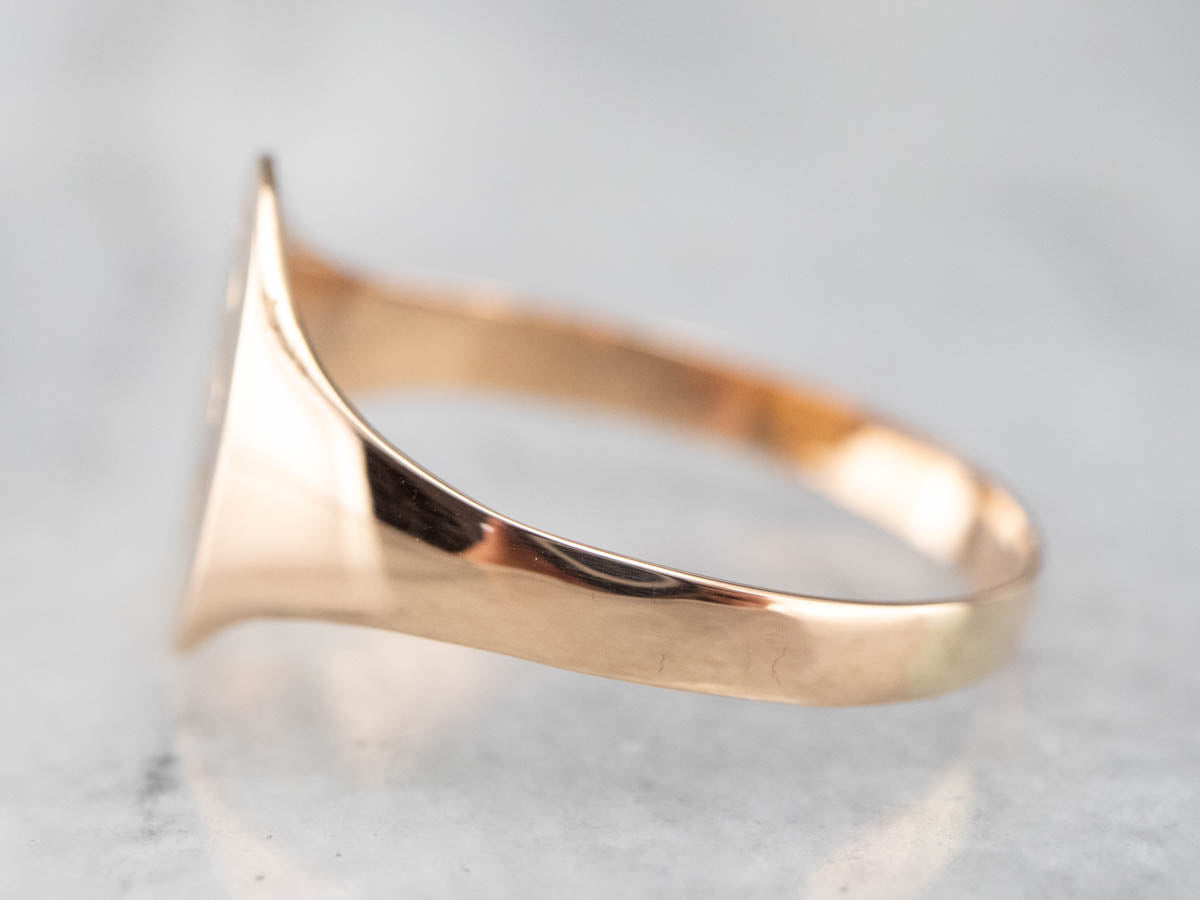 Victorian "FC" Monogrammed Signet Ring