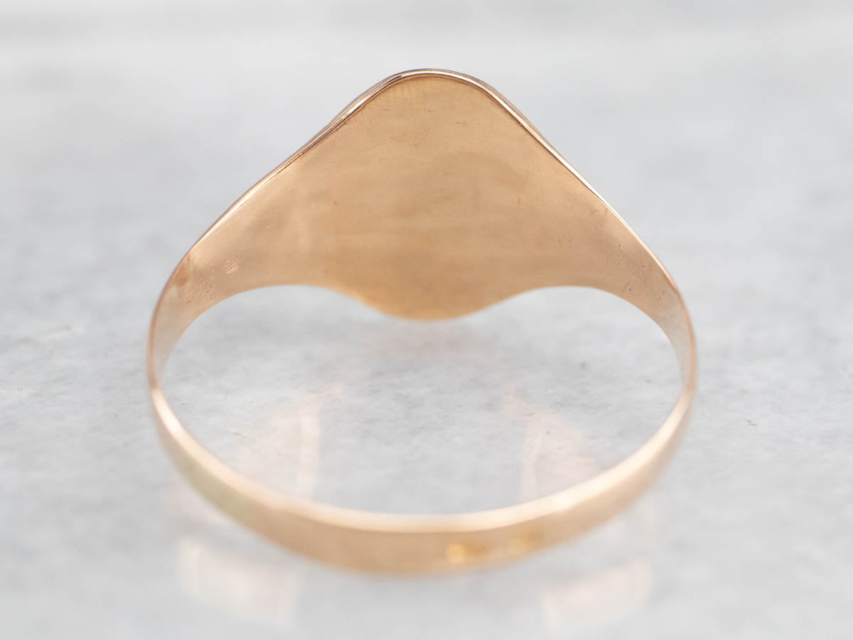 Victorian "FC" Monogrammed Signet Ring