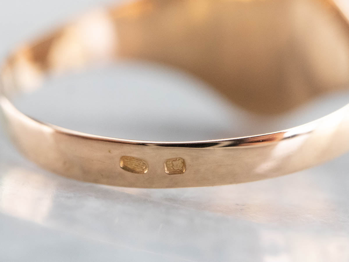 Victorian "FC" Monogrammed Signet Ring