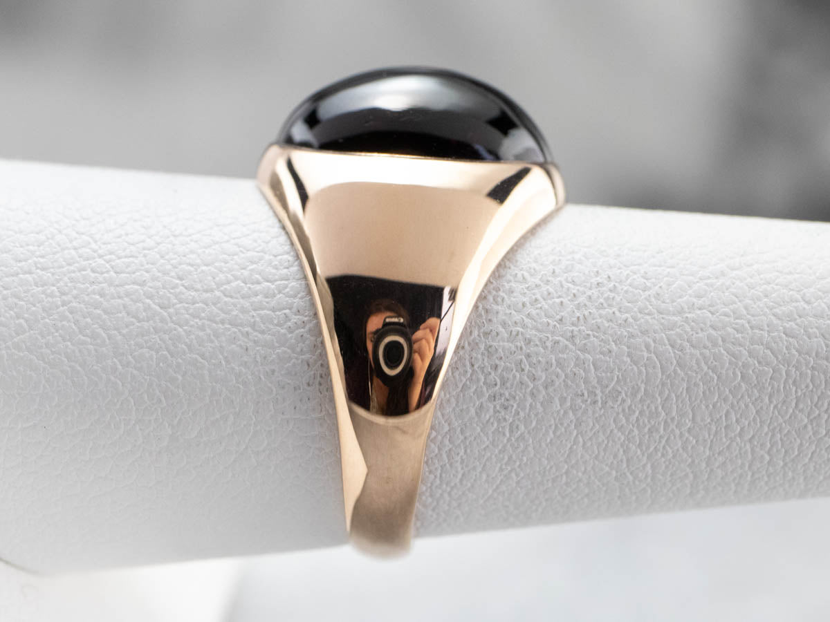 Antique Garnet Cabochon Ring