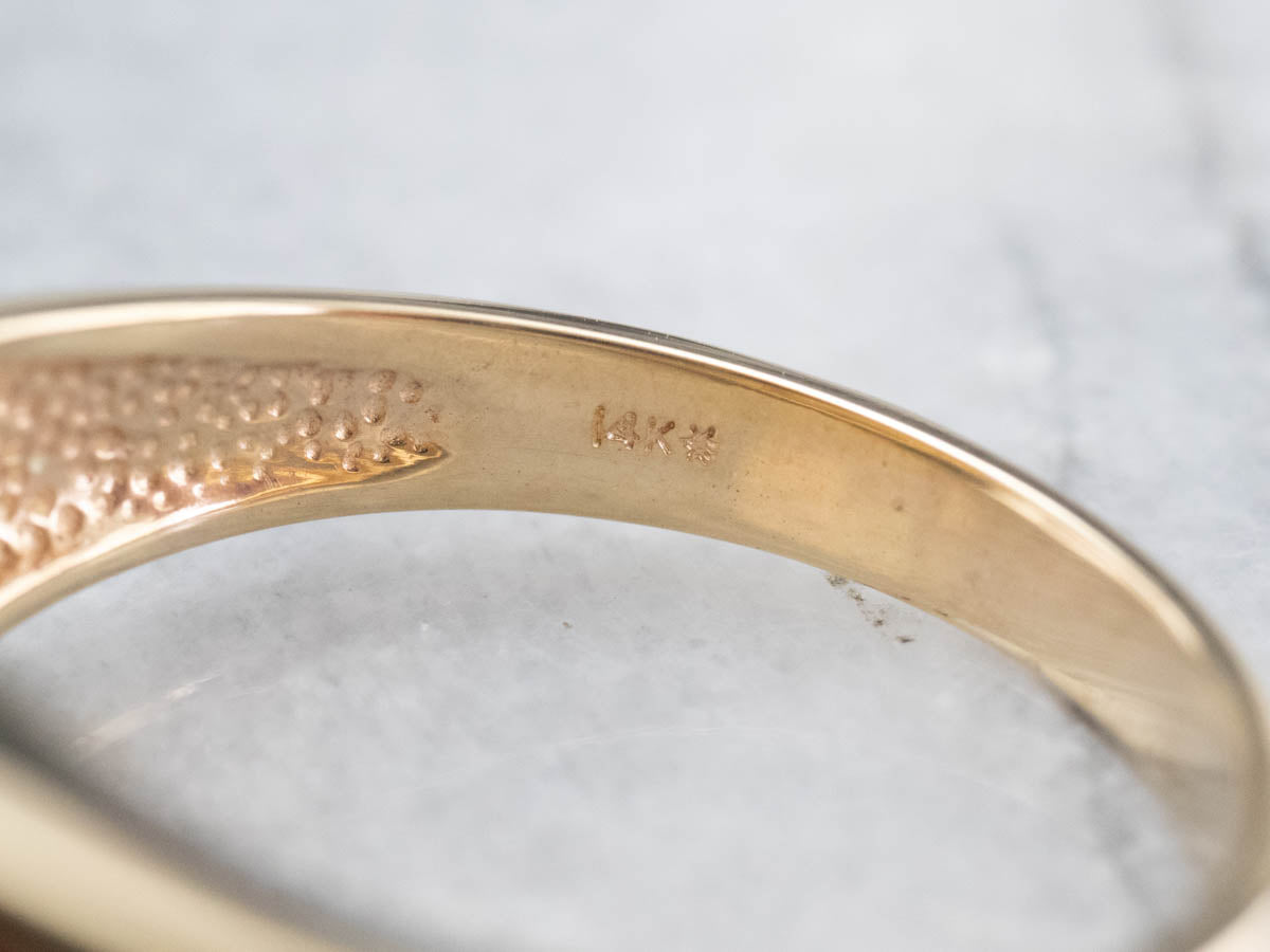 Classic Yellow Gold Signet Ring