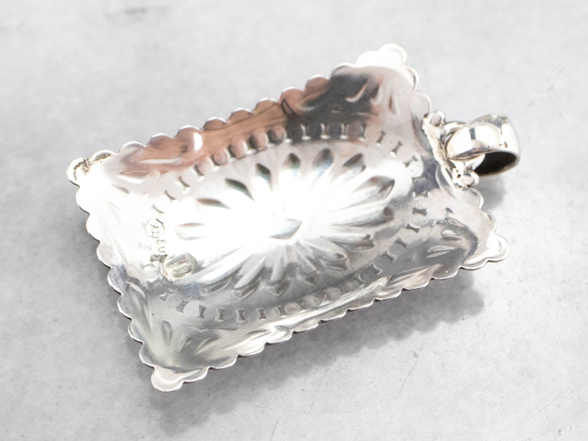 Colgante de ágata dendrítica estilo suroeste