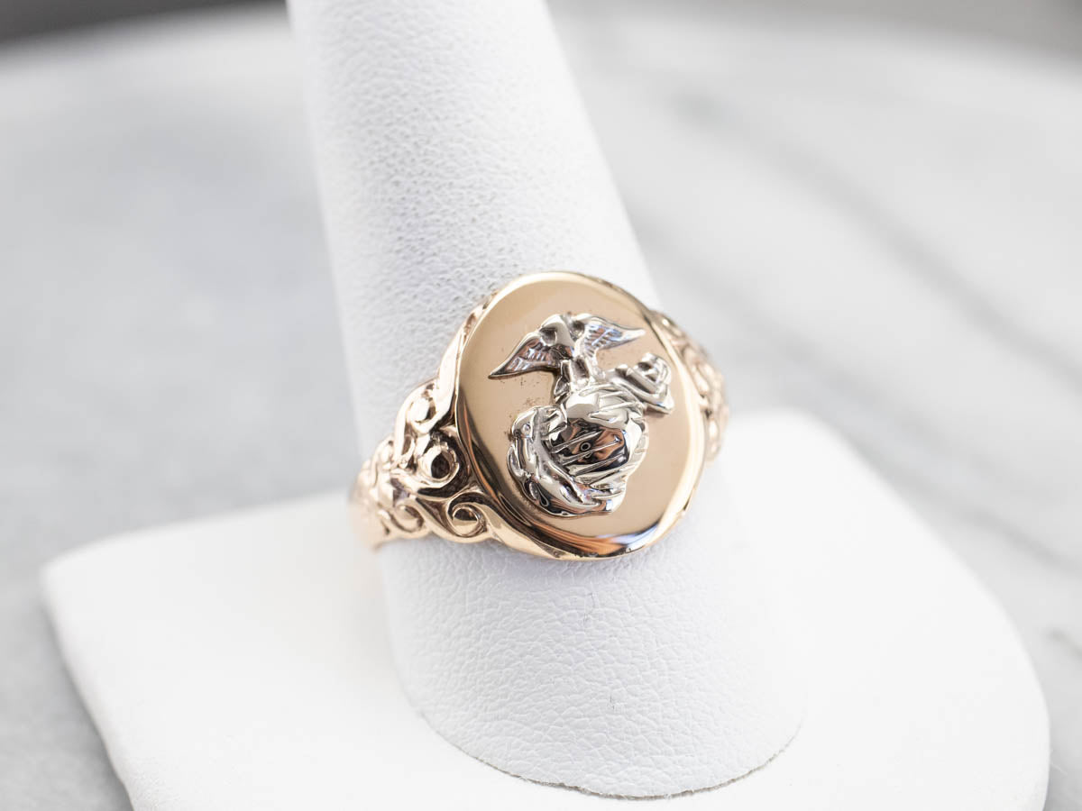 Inconspicuous Rings Marine corp wedding rings | Beachweddingtips.com