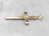 Diamond Large Gold Cross Pendant