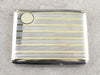Vintage Elgin Striped Mixed Metal Cigarette Case