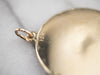 Gold Sapphire Cabochon and Diamond Medallion