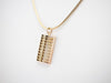 Vintage Gold Abacus Charm