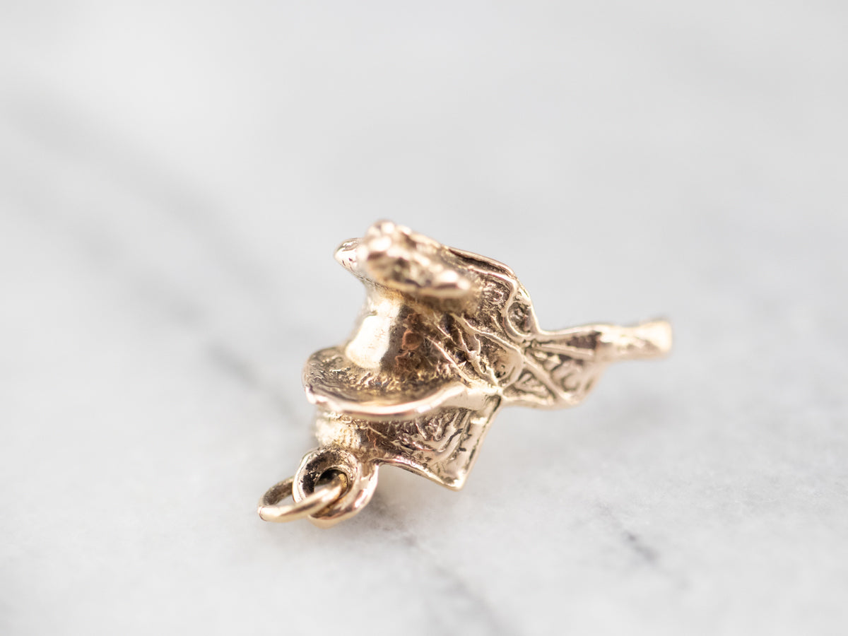 Ornate Western Saddle Charm