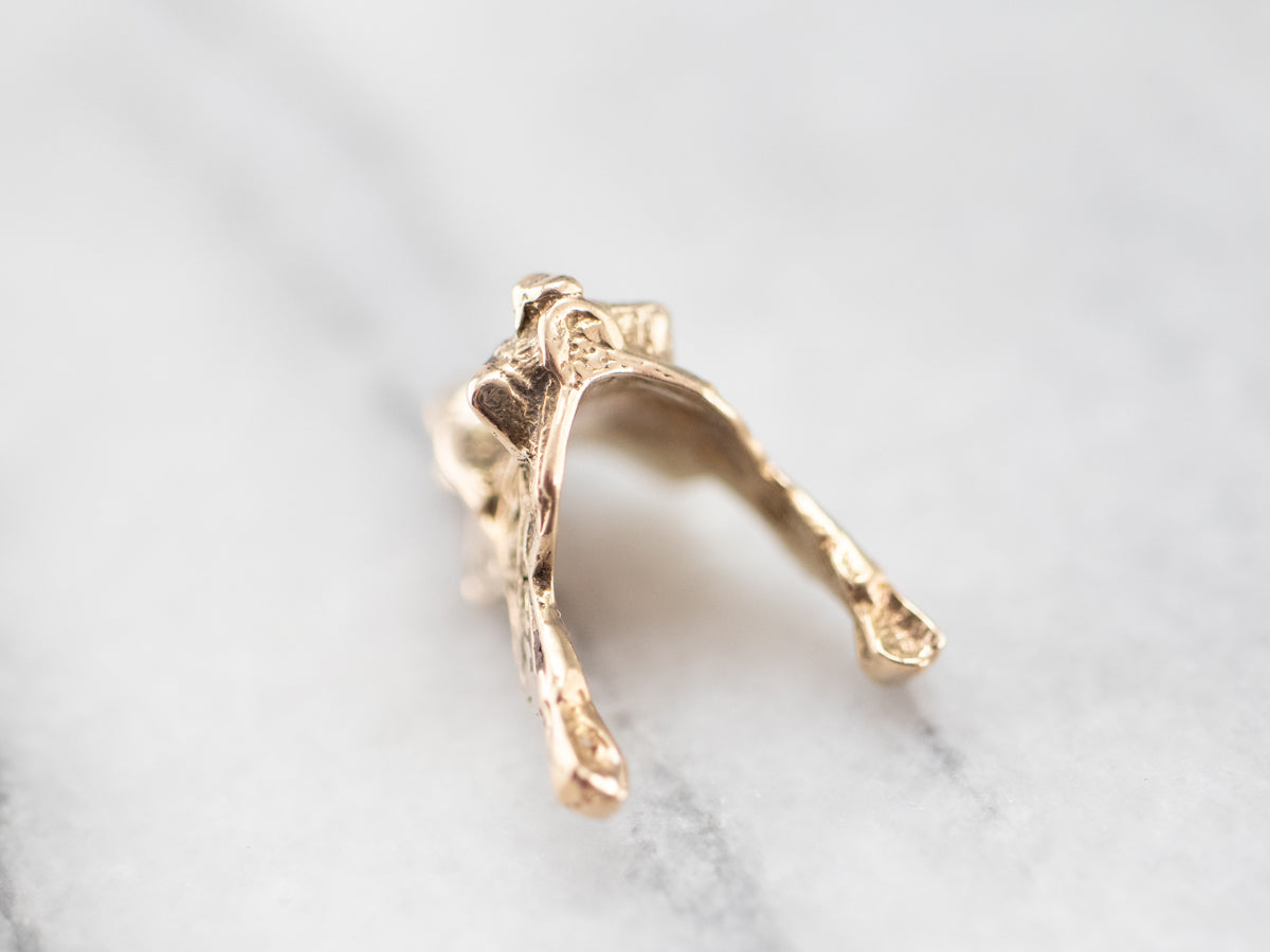 Ornate Western Saddle Charm