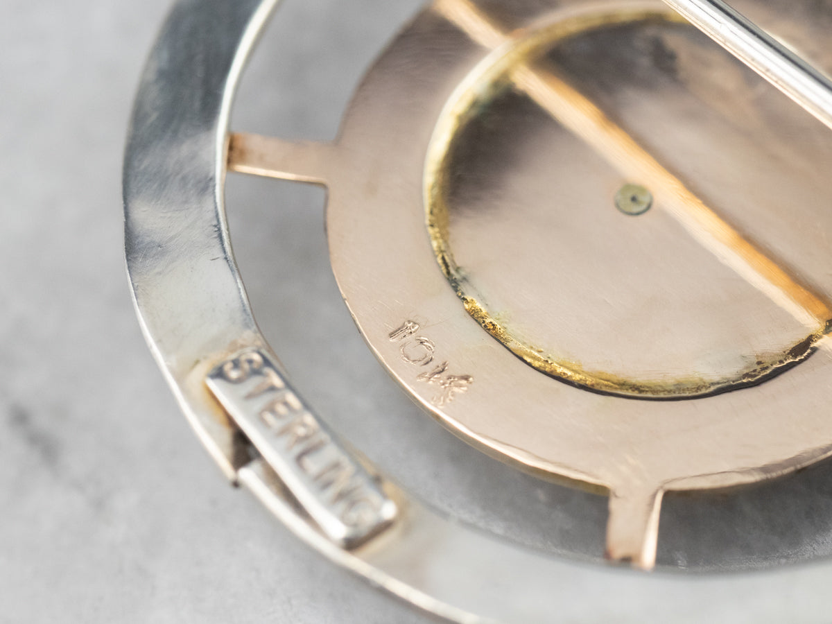 Knights Templar Mixed Metal Enamel Pin