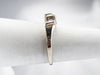 Modernist Diamond White Gold Curved Band