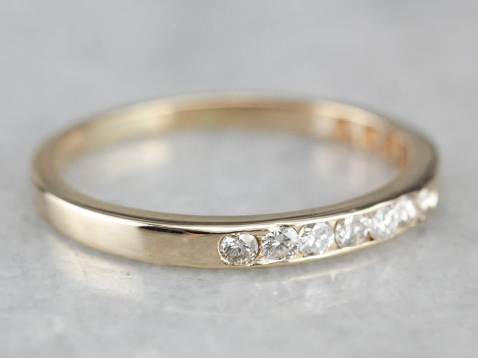 Yellow Gold Diamond Wedding Band