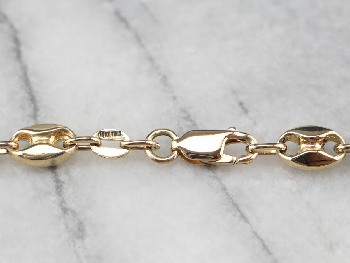 14K Gold Chunky Anchor Link Chain