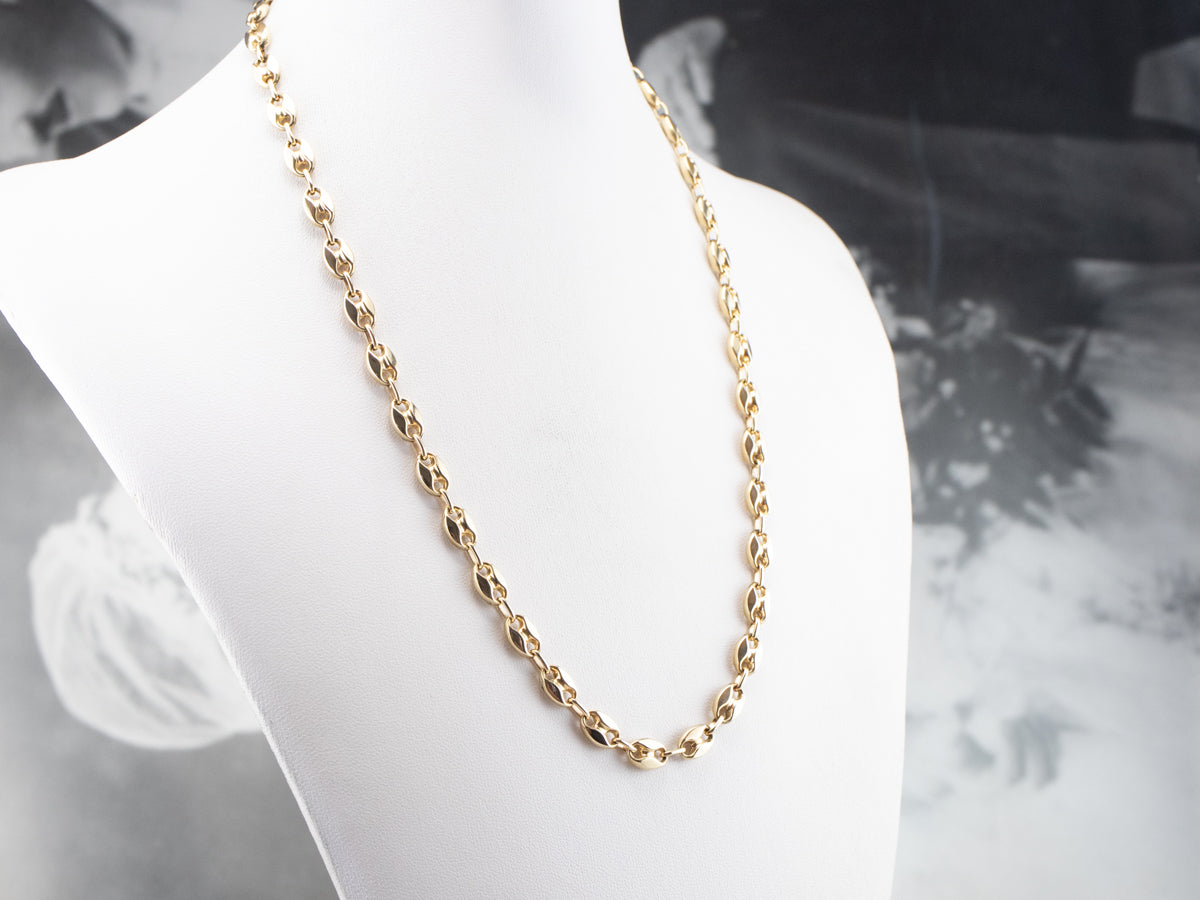 14K Gold Chunky Anchor Link Chain