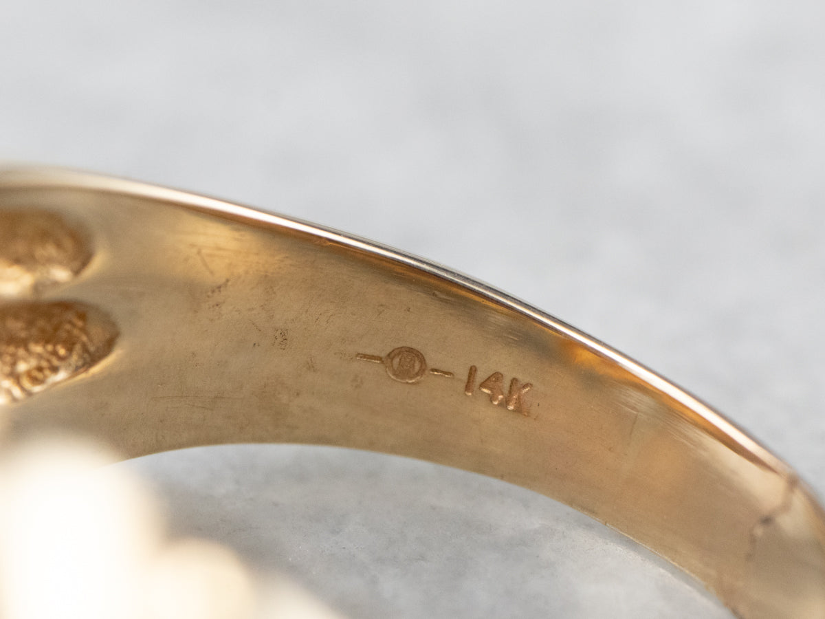 Vintage Ruby and Diamond Statement Ring