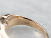 Gold Unisex Diamond Solitaire Engagement Ring