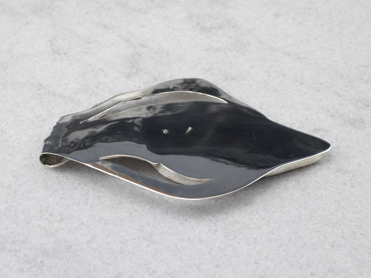 Colgante llamativo de plata de ley con ágata enorme