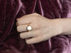 Unisex Vintage Gold Signet Ring