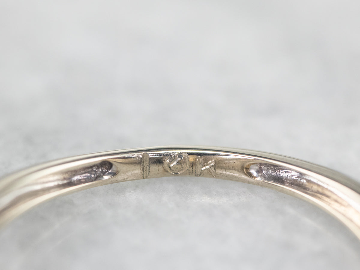 Modern Diamond Bypass Ring