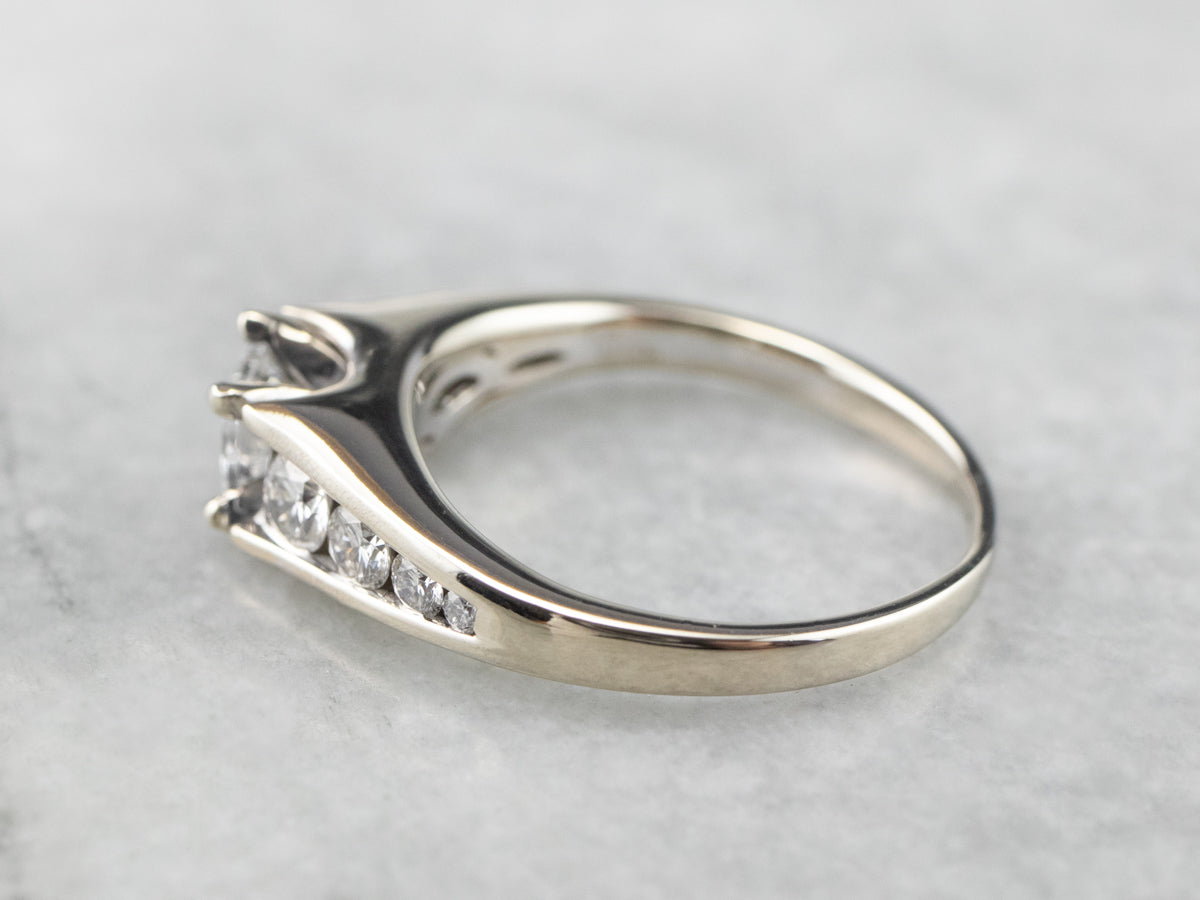 Modern Princess Cut Diamond Engagement Ring