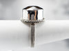 Bold Sterling Silver Garnet Ring