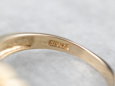 Spinel Diamond Gold Statement Ring
