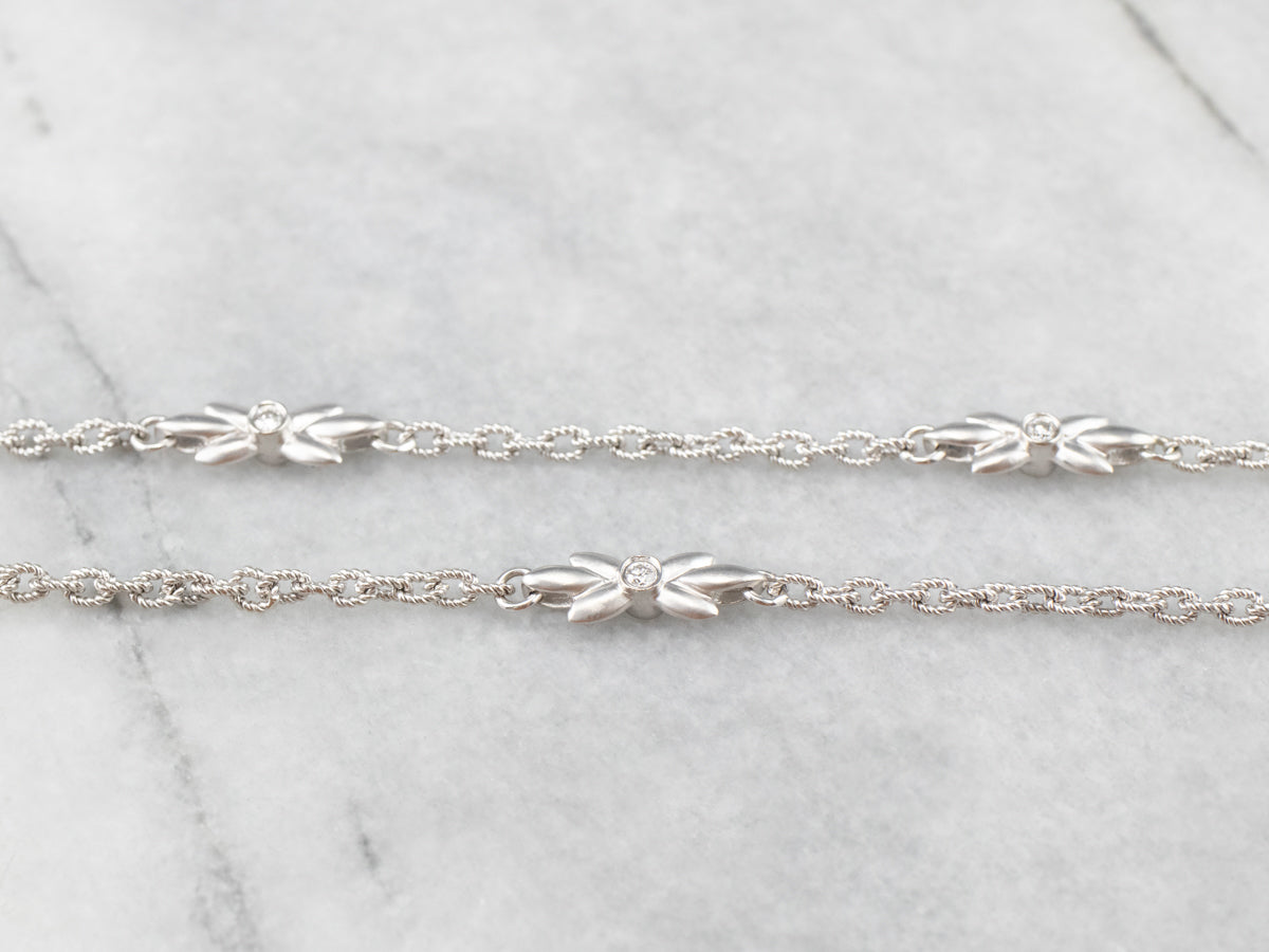 Chrysoprase Diamond Halo White Gold Pendant Necklace