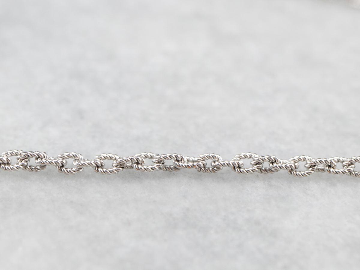 Chrysoprase Diamond Halo White Gold Pendant Necklace