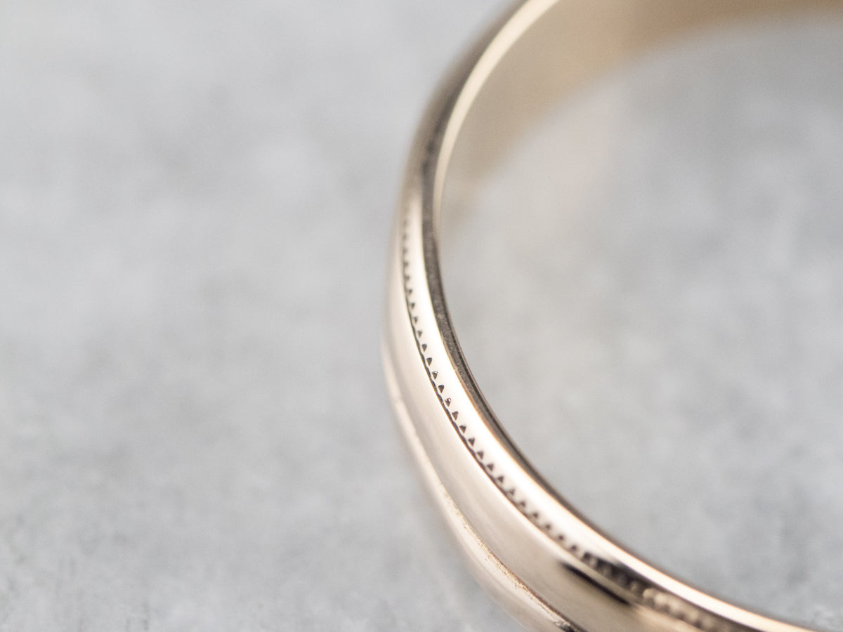 Double Stacked Gold Band