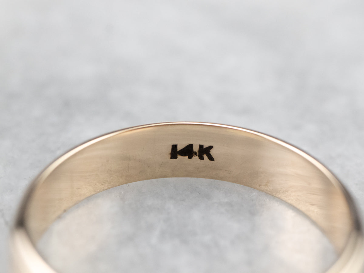 Double Stacked Gold Band