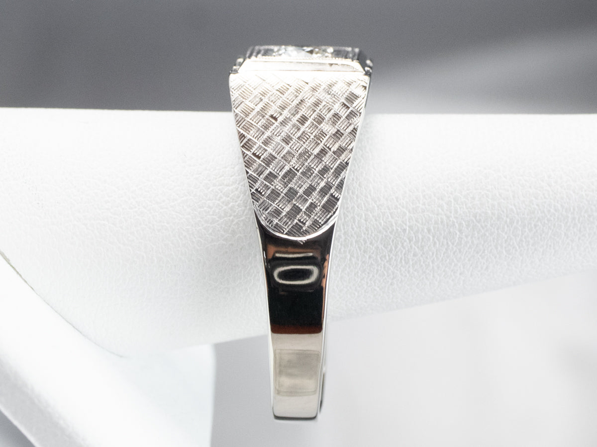 Men's Vintage Diamond Solitaire Ring