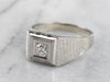 Men's Vintage Diamond Solitaire Ring