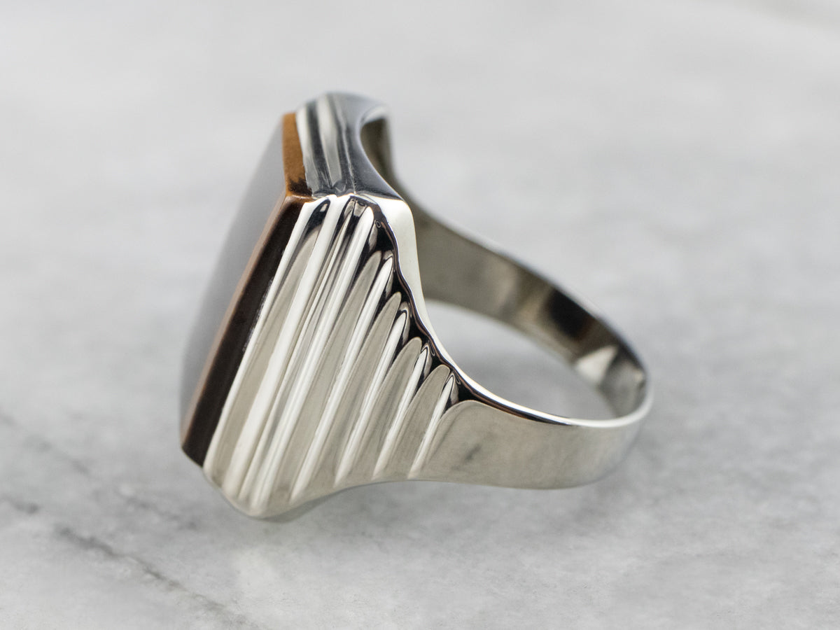 Vintage Tigers Eye Statement Ring