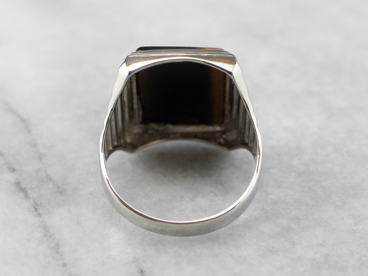 Vintage Tigers Eye Statement Ring