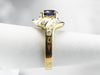 Purple Sapphire and Diamond 18K Gold Ring