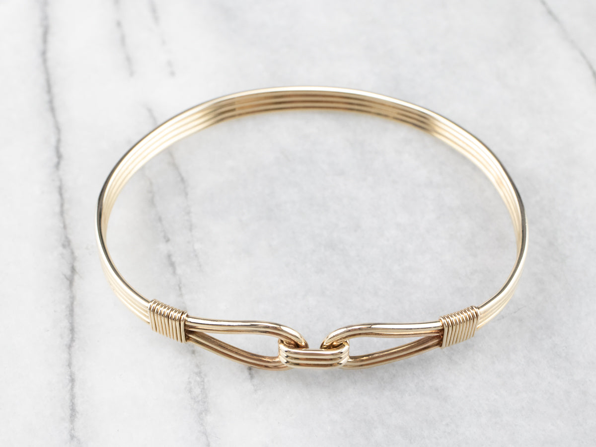 Vintage Gold Bangle Bracelet