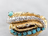 Turquoise and Diamond Statement Ring