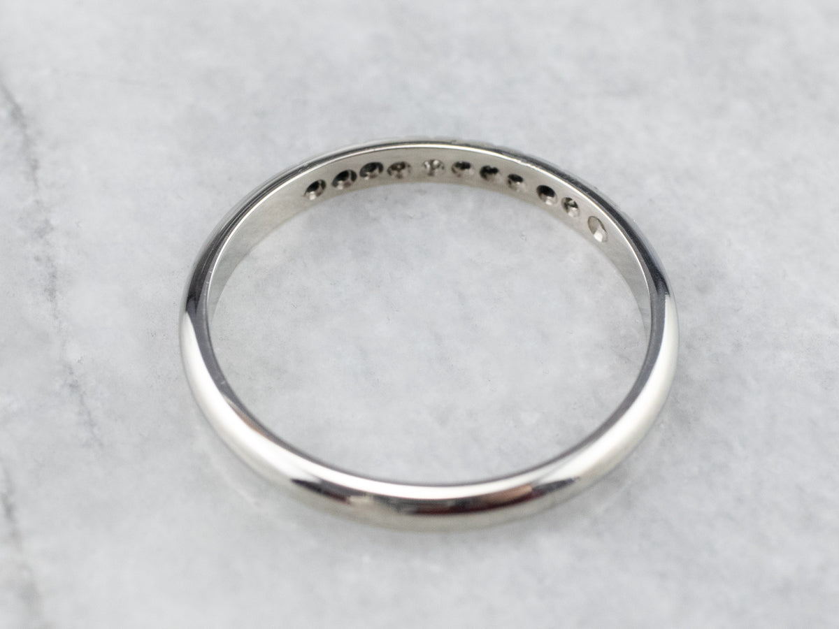 Diamond White Gold Wedding Band