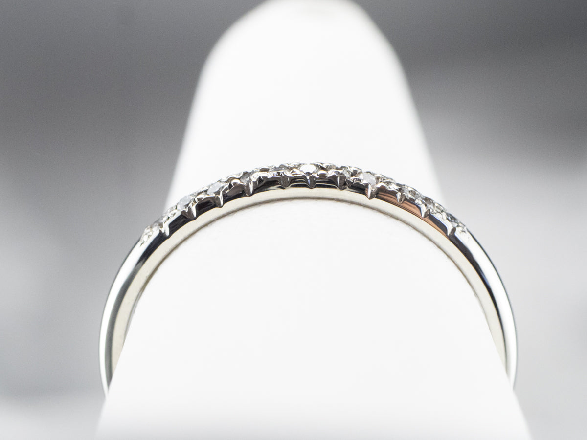 Diamond White Gold Wedding Band